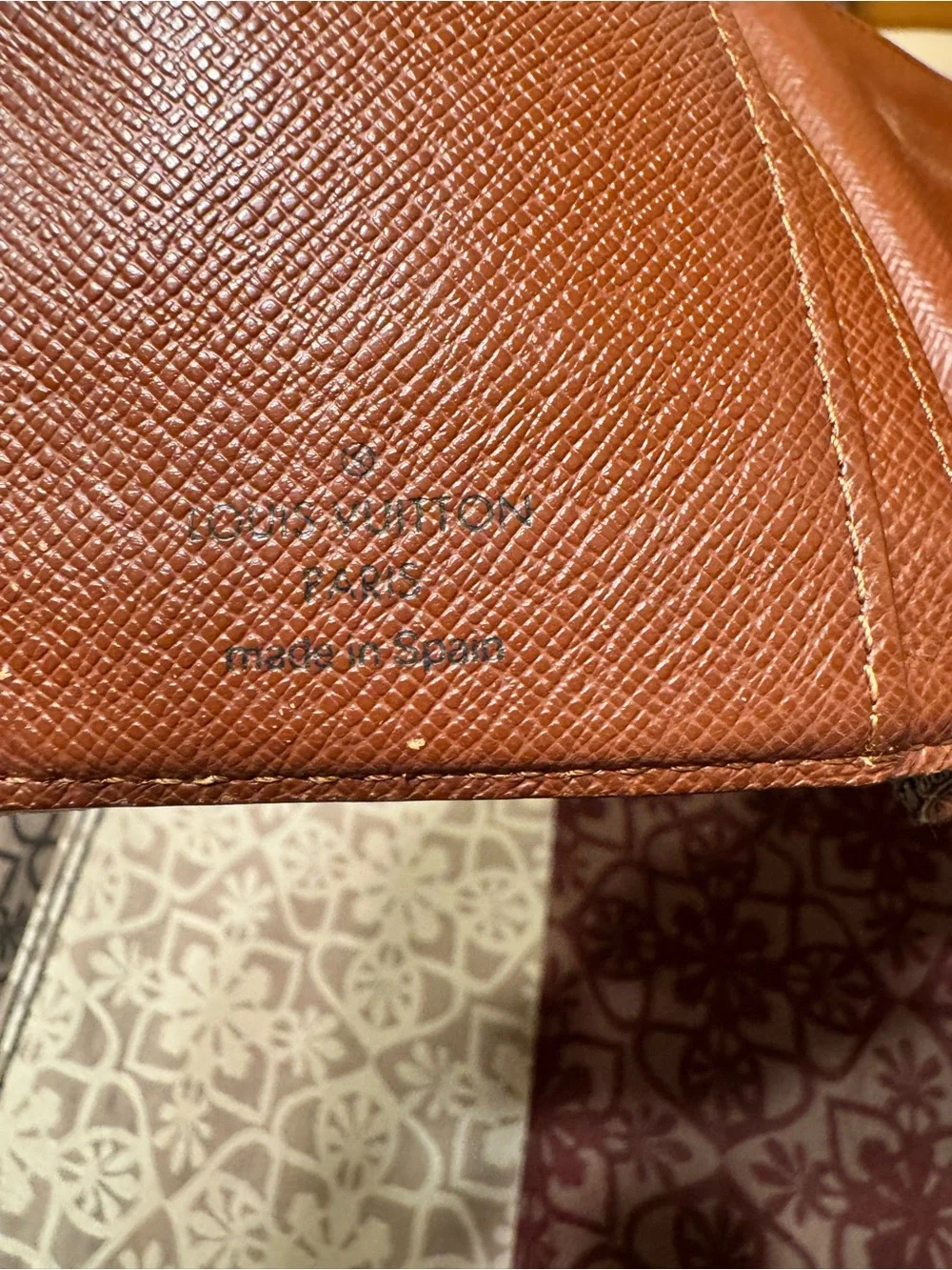 Louis Vuitton Monogram Canvas Compact Snap Wallet in Brown with Gold Hardware